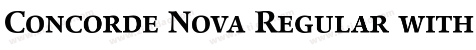 Concorde Nova Regular with Small Caps字体转换